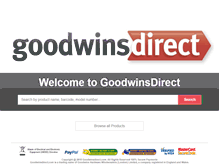 Tablet Screenshot of goodwinsdirect.com